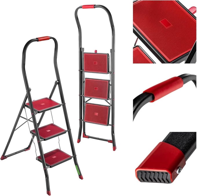Huishoudtrap - Keukentrap - Huishoudladder - huishoudhulp