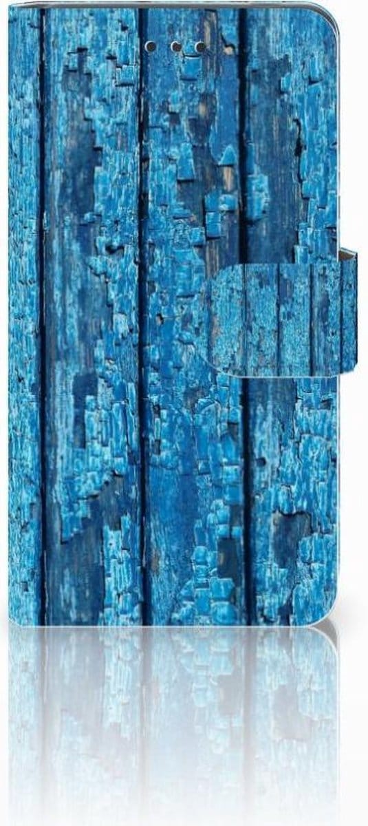 Nokia 7 Book Style Case Wood Blue