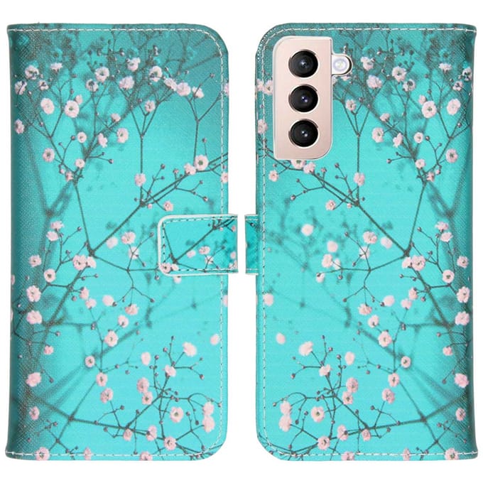 imoshion Hoesje - Geschikt voor Samsung Galaxy S21 Plus - Design Softcase Bookcase - Blossom