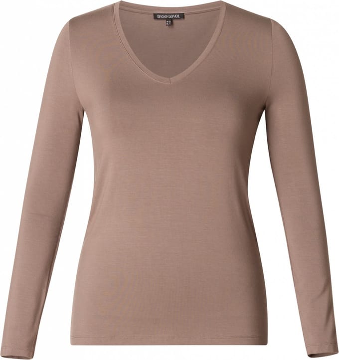BASE LEVEL Yare Jersey Shirt - Dark Taupe - maat 44