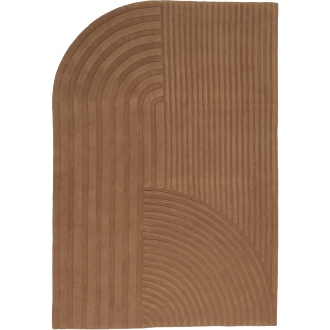 Muuto Relevo Tapijt - Burnt Orange - M
