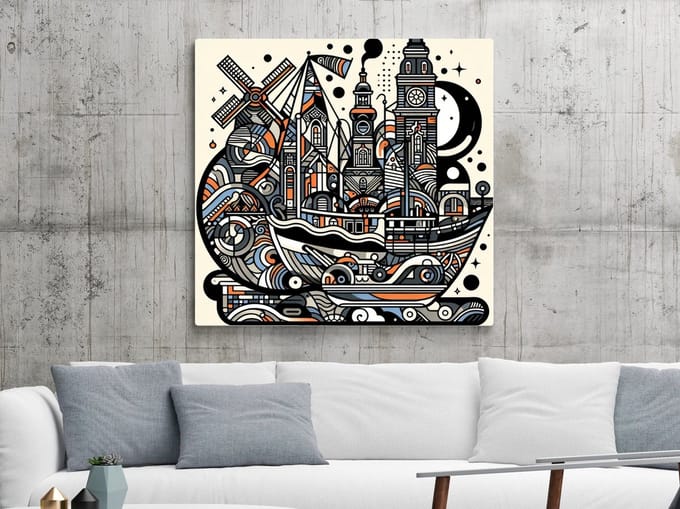 Kunstprint | Wanddecoratie | Canvas | 20 × 20 cm