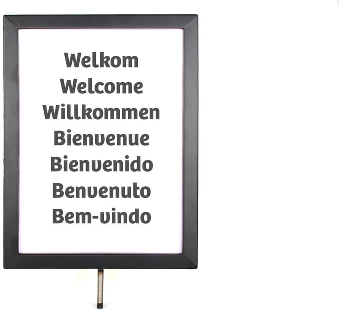 Posterframe A4 Staand voor Koord