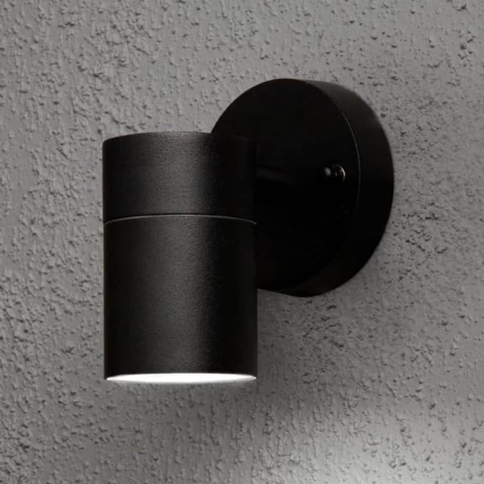 Konstsmide 7572 - Wandlamp - Modena wandspot neerw 9cm 230V - GU10 - matzwart