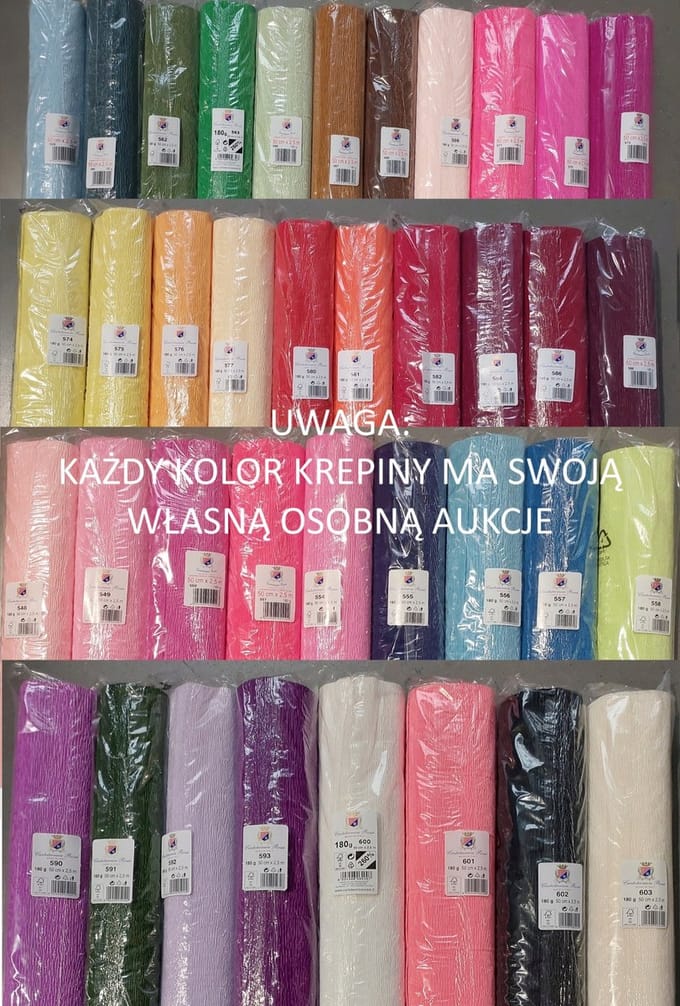 Dik crêpepapier donkergroen 180 g 50 cm x 2,5 m - ongemarkeerd