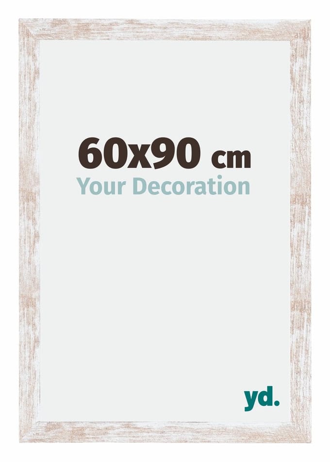 Your Decoration - Fotolijst 60x90 cm - MDF - White Wash - Catania