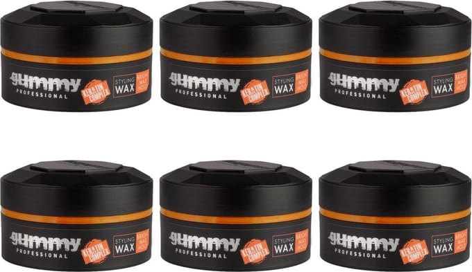 Gummy Keratin Complex Styling Bright Max Hold 6 stuks