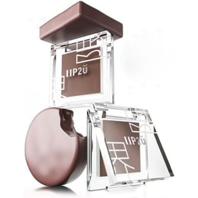 UP2U - Velvet Matte 3D Eyebrow Powder 02# Gray Brown- 2.5g