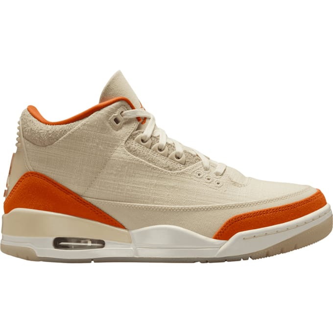 Air Jordan 3 Retro 'Starfish' - Maat 40 - Fossil/Sail/Starfish / Wit - Air Jordan 3 - Lifestyle - Dames Sneakers voor Vrouwen