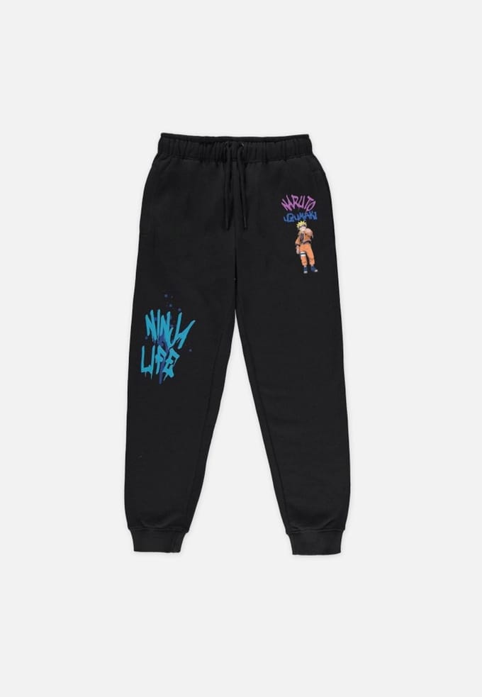 Naruto - Ninja Life Heren joggingbroek - S - Zwart