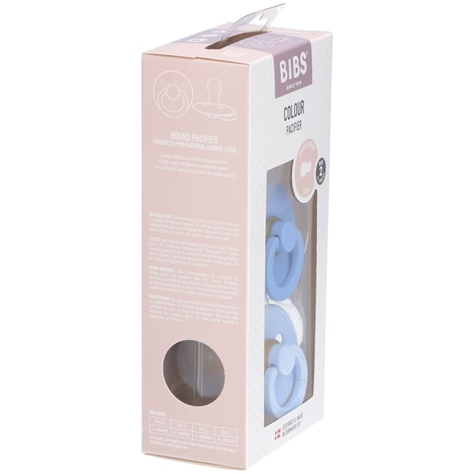 BIBS Fopspeen Sky Blue/Baby Blue Duo 6-18 2