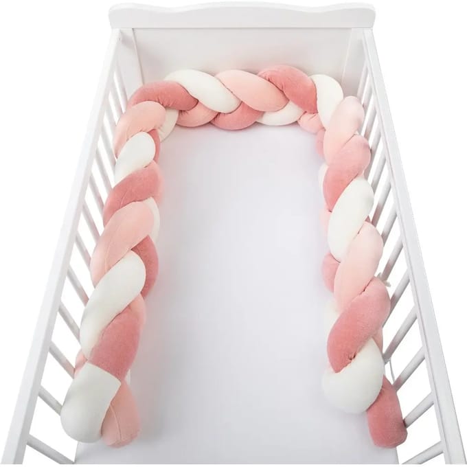 Gevlochten bedomranding voor baby's FreeON by Bubaba