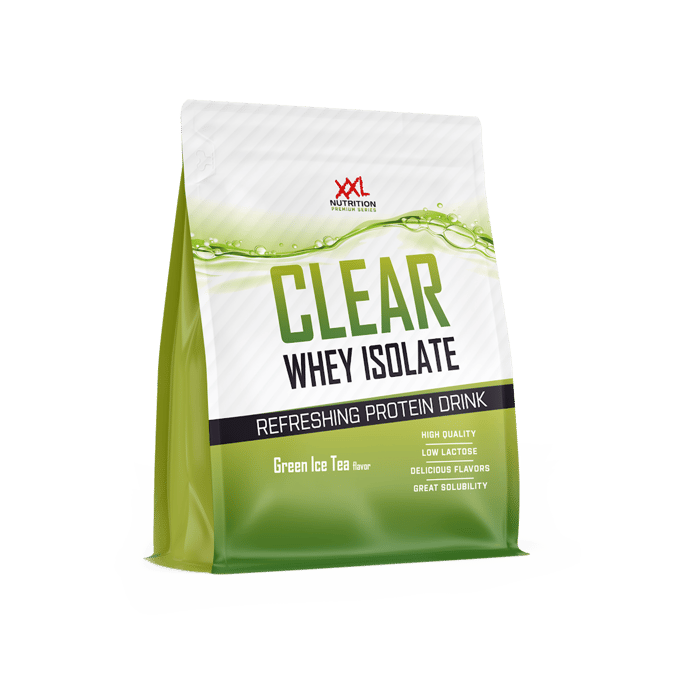 XXL Nutrition Clear Whey Isolate Green Ice Tea - NIEUW 500 gram