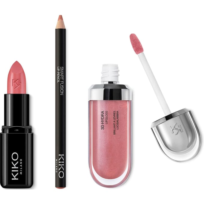 KIKO Milano Exclusive Rosey Nude Lip Trio