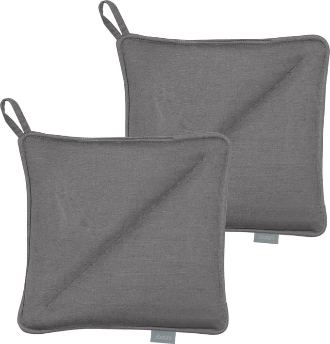 Södahl Soft Pannenlappen 20 x 20 cm 2 stuks Grey