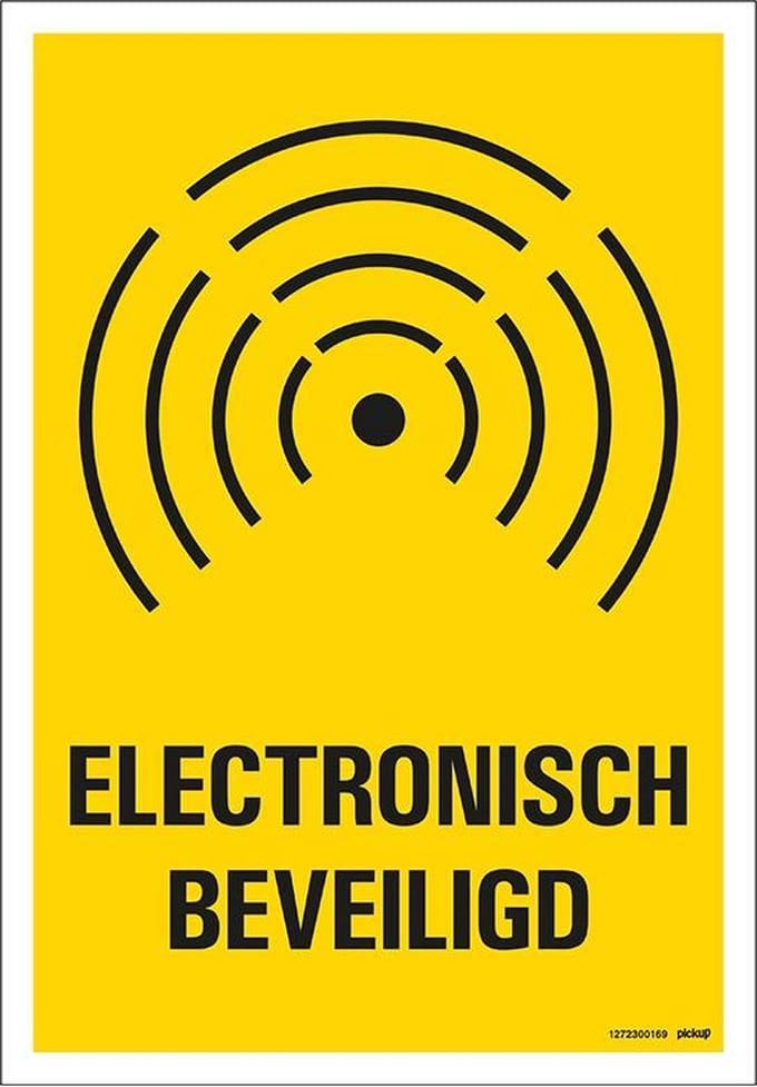 Pickup bord 23x33 cm Combinatie - Electronisch beveiligd - alarm