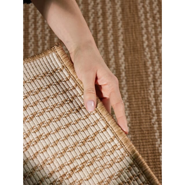 Ted Baker Ted baker haringey buitenkleed jute wit- 200x300 cm