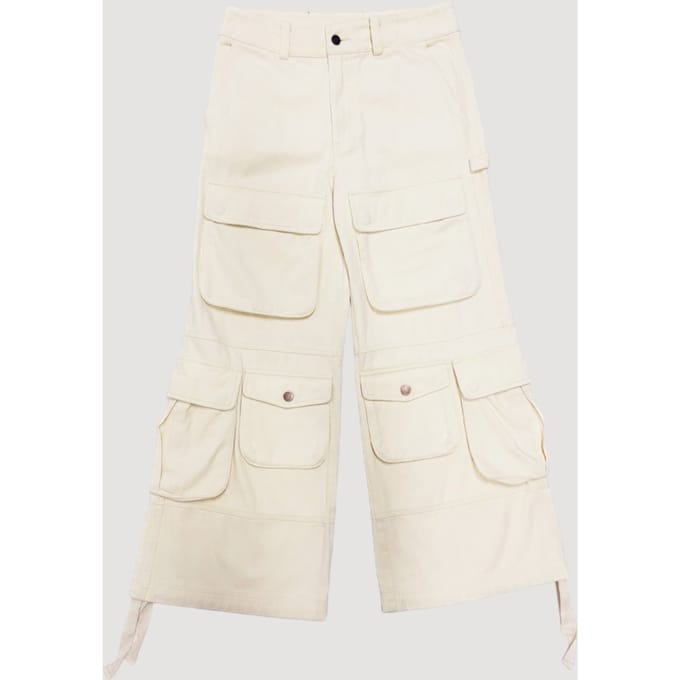 Cargo Pants Wide Crm