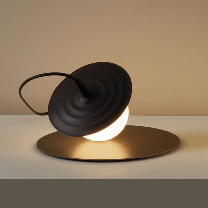 Milan Iluminación Milan Symphony tafellamp zonder frame antraciet