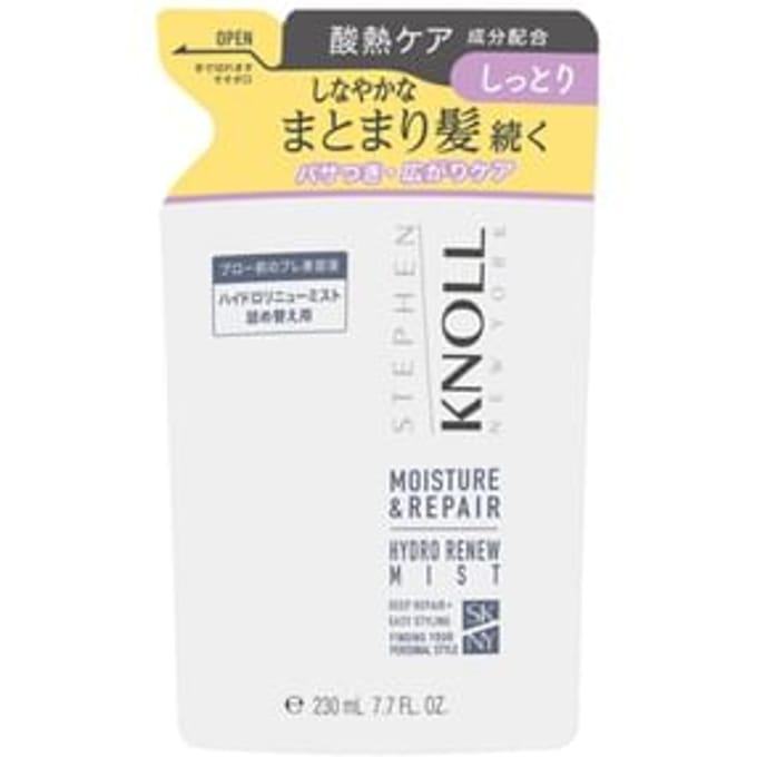 Kose - Stephen Knoll Hydro Renew Mist Moisture & Repair A 230ml Refill