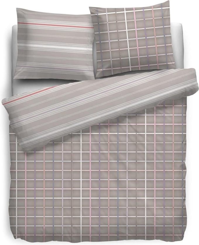 HnL Pure Cotton Dekbedovertrek Tygo - Eenpersoons - 140x200/220 cm - Multi