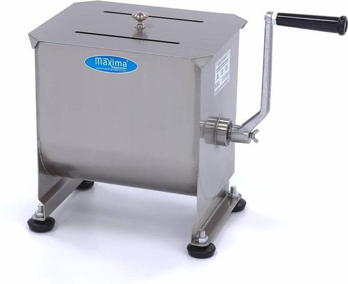 Vleesmenger - 10 L - 7,5 Kg Vlees - Enkele As - Handmatig