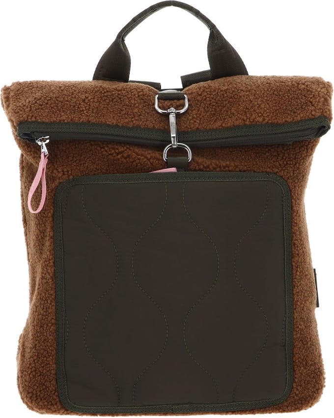 JOST Rugzak met laptopvak Ruka X-Change Bag Cognac Lichtbruin