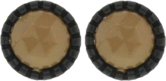 Behave - Oorstekers - Rond 1,3 cm - Bruin