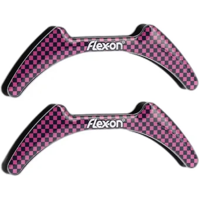 Roze stijgbeugels stickertjes Flex-On Mad