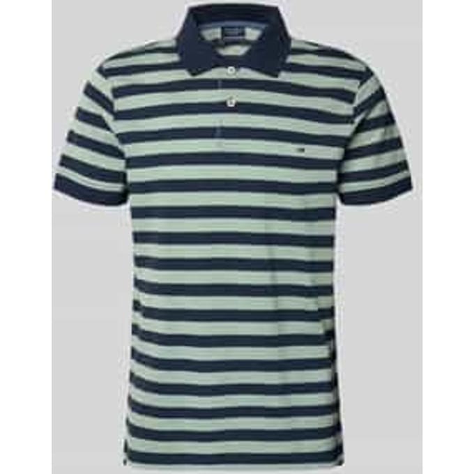 modern fit poloshirt met logo-stitching