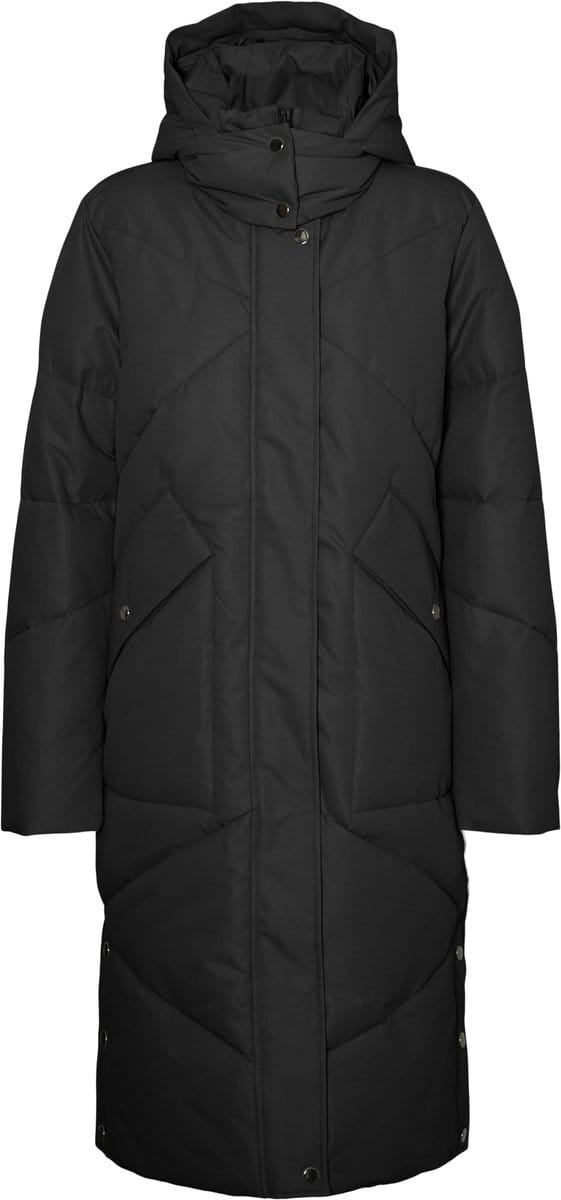 VERO MODA VMLOUISE ZIGZAG LONG COAT NOOS Dames Jas - Maat XS