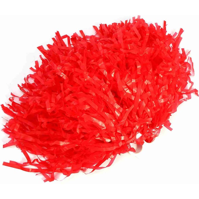 Pompons de Pom-pom girl Costume de Fête Cheer Accessoire de Sport (violet) rouge