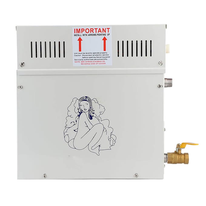 4.5KW Stoomgenerator RVS met LED-display Badkamer Saunamachine voor Thuis 380?415V gray
