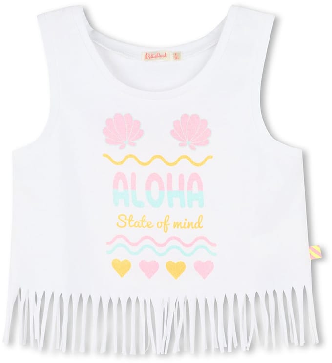 Billieblush U20936 Mouwloos T-shirt Wit 3 Years Meisje