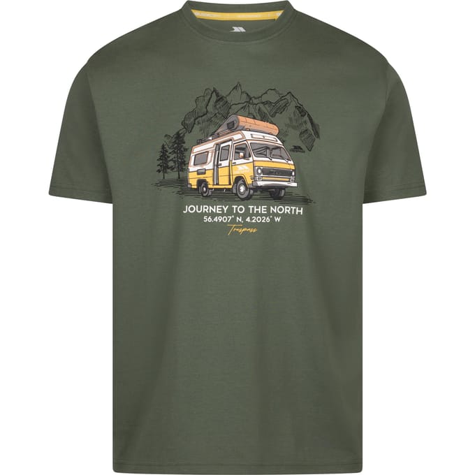 Trespass Heren Tokso T-Shirt (Groene wilg)