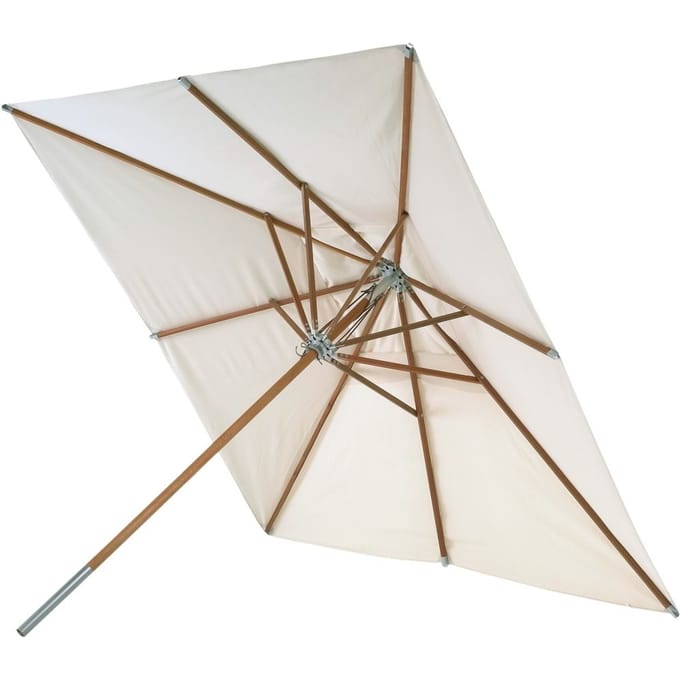 Skagerak by Fritz Hansen - Atlantis Parasol - vierkant 330 x 330 cm - wit