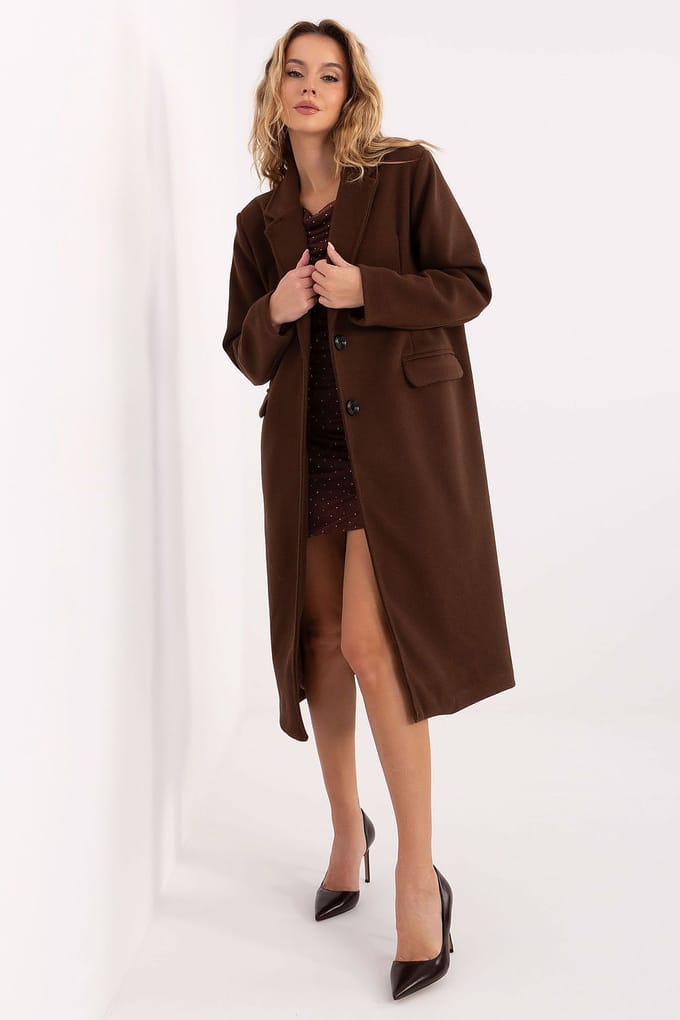 Soft Luxe Coat - Bruin / One Size
