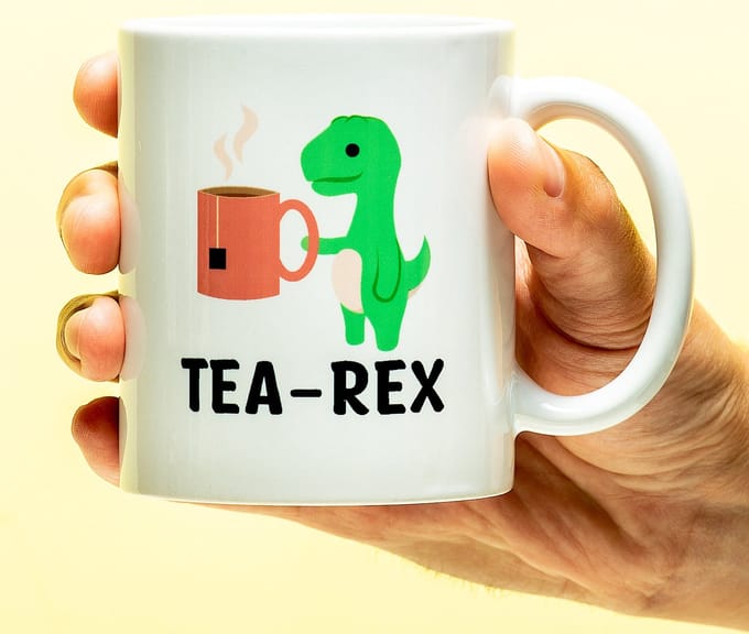 Mok Tea-Rex van Ditverzinjeniet.nl