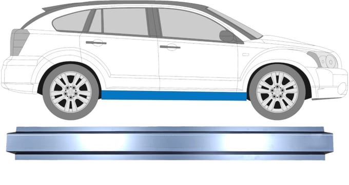 Reparatie dorpel voor Dodge Caliber 2006-2013 / Links = Rechts
