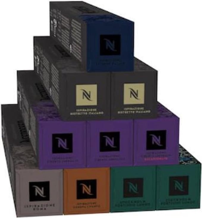 Nespresso Intens pakket - Koffie cups 100 capsules