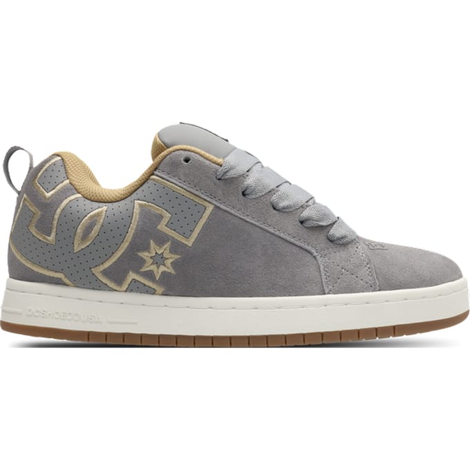 DC Shoes Court Graffik Sneakers Heren - Grijs - Maat 43 - Suède