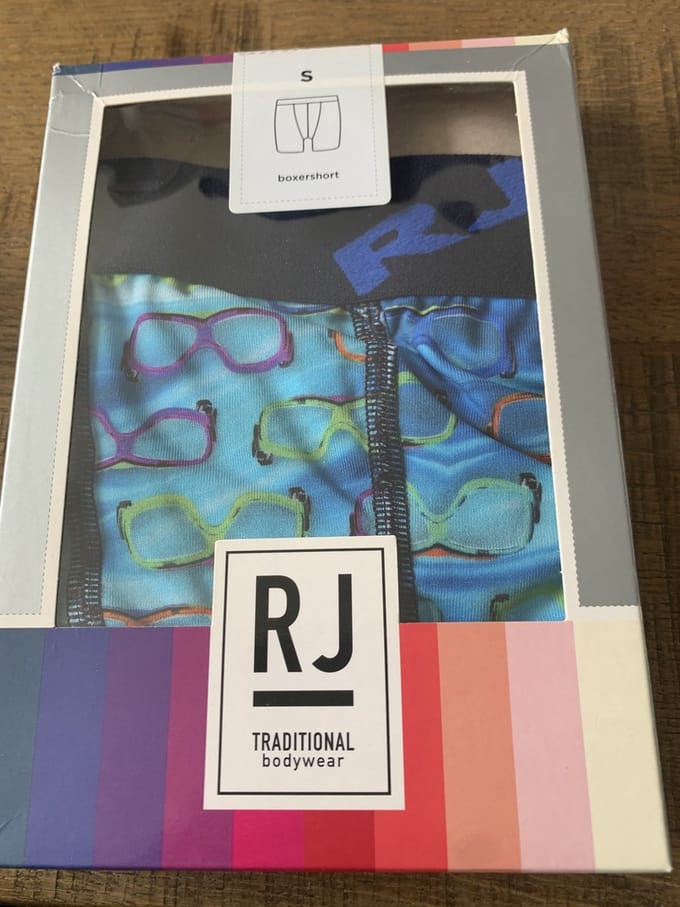 RJ Bodywear heren boxershort Scuba microfiber maat S
