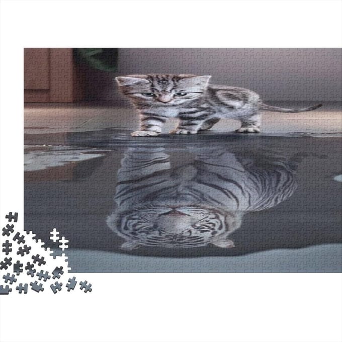 Houten Puzzel - Legpuzzel Dieren - Ontspanning Thuis - Unieke Vormen - 75 x 50 cm - Multicolor