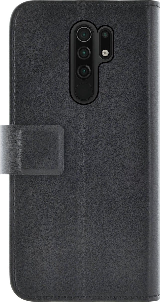 Azuri Xiaomi Redmi 9 hoesje - Walletcase - Zwart