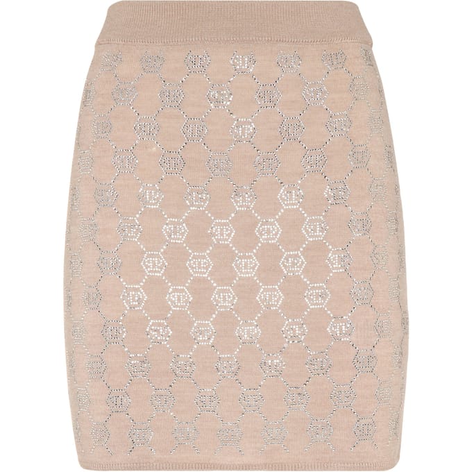Gebreide Korte Rok Monogram