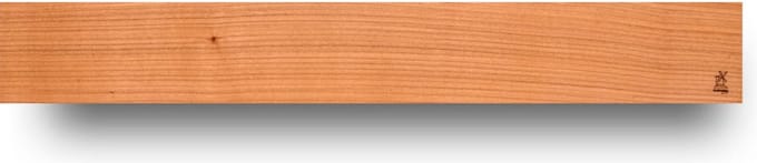 Robert Herder Magneetlijst – 490x70x20 /40 mm – Kersenhout – Exclusief Messen