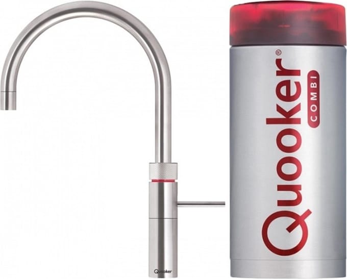 Quooker Fusion Round Kokendwaterkraan - COMBI+ Reservoir - RVS - 3 in 1