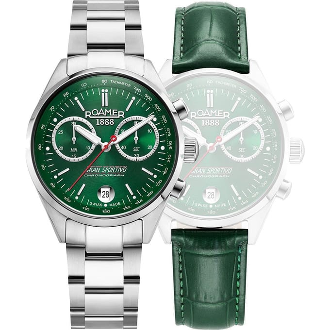 Roamer 978818 41 75 20 - Horloge - Roestvrij staal - Zilver - 41.5 mm