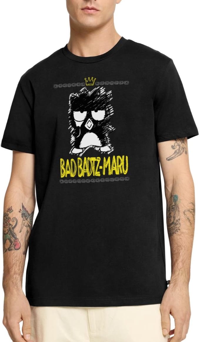 Bad Badtz Maru In De Geschetste Stijl Premium T Shirt Heren