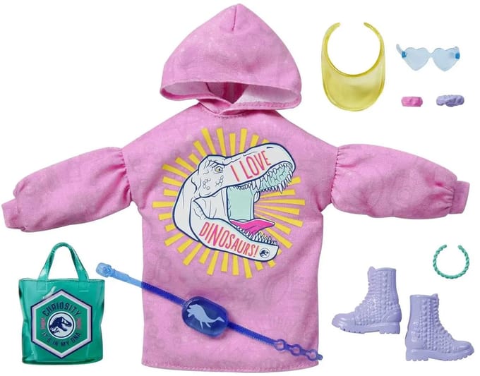 Barbie Jurassic World outfit - 7 delige set